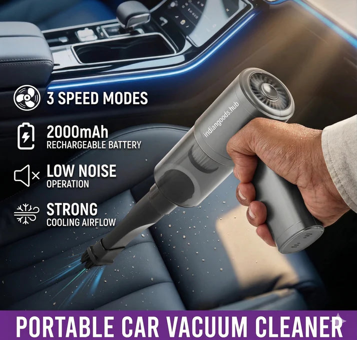 Multifuntional Portable Vaccum Air cleaner - 3 in 1 - Best for Home and Car cleaning