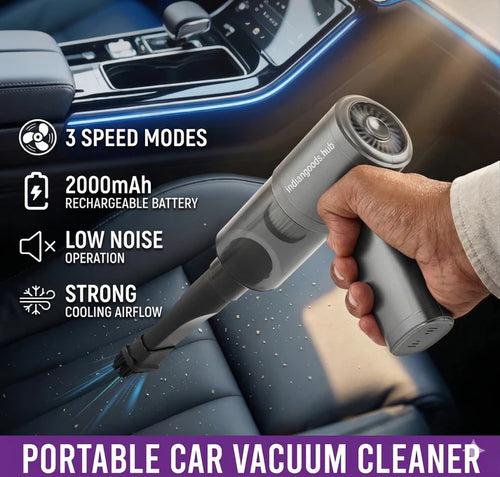 Multifuntional Portable Vaccum Air cleaner - 3 in 1 - Best for Home and Car cleaning